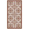 vidaXL D&eacute;coration murale jardin 105x55cm acier corten design mauresque