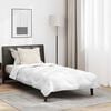 vidaXL Duvet d'été simple avec oreiller 2 pcs Blanc Microfibre