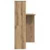 vidaXL Bureau Chêne artisanal 131,5 x 50 x 106,5 cm Bois d'ingénierie
