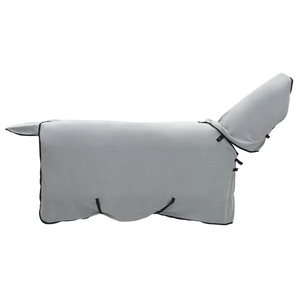 vidaXL Couverture &Eacute;quine Gris clair et rose complet Polyester