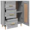 vidaXL Buffet Sonoma gris 69,5x34x90 cm Bois d'ing&eacute;nierie