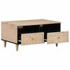 vidaXL Table basse 80x54x40 cm bois de manguier massif