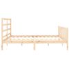 vidaXL Cadre de lit sans matelas 200x200 cm bois massif de pin