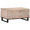 vidaXL Table basse 80x55x40 cm bois de manguier massif
