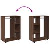 vidaXL Garde-robe Ch&ecirc;ne marron 80x40x110 cm Bois d'ing&eacute;nierie
