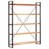 vidaXL Biblioth&egrave;que &agrave; 5 niveaux 140x30x180 cm Bois d'acacia solide