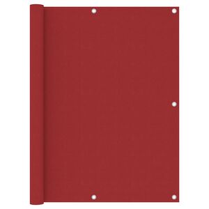 vidaXL &Eacute;cran de balcon Rouge 120x500 cm Tissu Oxford