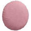 vidaXL Coussins de siège 2 pcs Rose Ø80 x 29 cm Velours