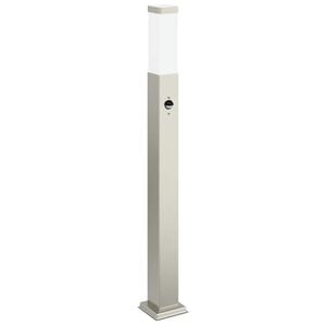 vidaXL Borne lumineuse avec d&eacute;tecteur 80 cm en acier inoxydable IP44