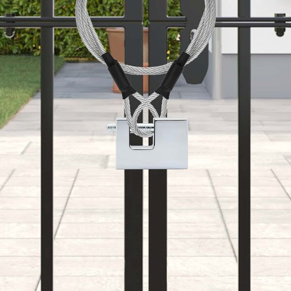 vidaXL Verrou 6 pcs Argent&eacute; 6 x 2 x 4,5 cm Fer