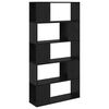 vidaXL Ensemble meuble TV 80 x 24 x 156 cm Noir Bois d'ing&eacute;nierie