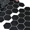 vidaXL Carreau hexagonal 10 pcs Gris 30 x 30 cm Polyur&eacute;thane et PET
