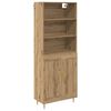vidaXL Haut Armoire Ch&ecirc;ne artisanal 69,5 x 34 x 180 cm