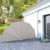 vidaXL Auvent latéral pliable de terrasse Crème 200 cm