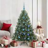 vidaXL Sapin de No&euml;l artificiel avec 150 LED Vert 150 cm PE et PVC