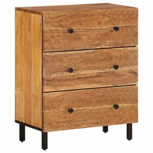 vidaXL Armoire lat&eacute;rale 60x33x75 cm bois massif d'acacia