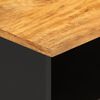 vidaXL Meuble TV marron et noir 80x33,5x46 cm bois massif de manguier