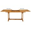 vidaXL Ensemble &agrave; manger de jardin 7 pcs Bois de teck massif