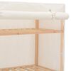 vidaXL Garde-robe Blanc 79 x 40 x 170 cm Tissu