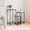 vidaXL Tables d’appoint gigognes 3 pcs sonoma gris bois d'ingénierie