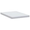 vidaXL Matelas Blanc 140 x 190 cm Tissu jacquard