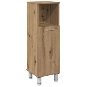 vidaXL Armoire de bain ch&ecirc;ne artisanal 30x30x95 cm bois d'ing&eacute;nierie