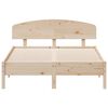 vidaXL Cadre de lit sans matelas 135x190 cm bois de pin massif