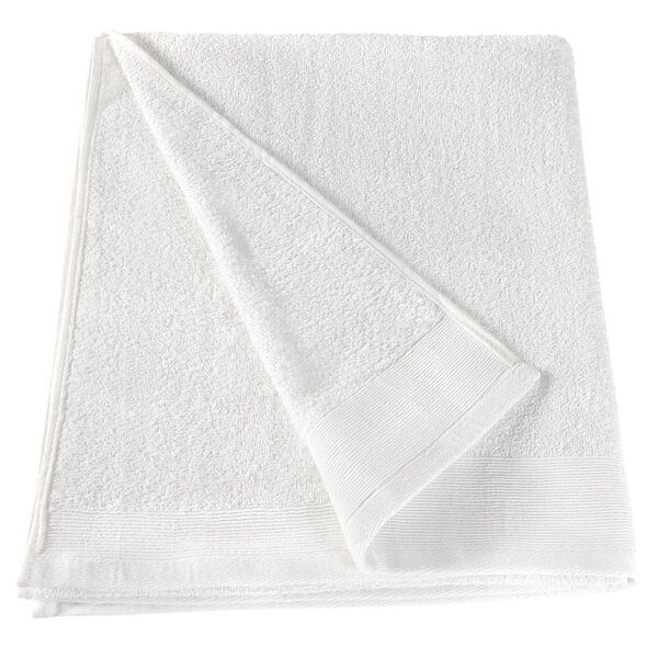 vidaXL Serviettes de sauna 2 pcs Coton 450 g/m² 80x200 cm Blanc