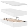 vidaXL Lit avec rangement et matelas Blanc 90 x 190 cm Simili cuir