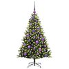 vidaXL Arbre de No&euml;l artificiel &agrave; charni&egrave;res 150 LED Vert 120 cm