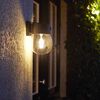 Luxform Applique murale de jardin LED solaire Intelligente Nice 300 lm
