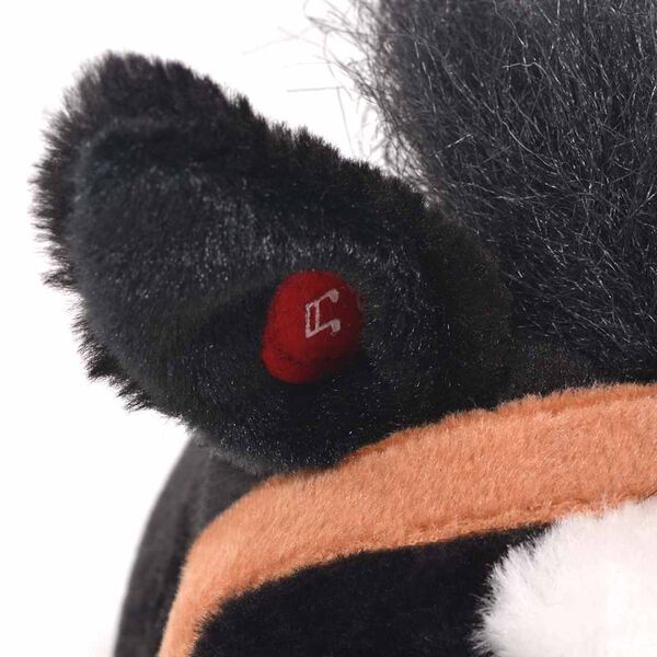 vidaXL Jouet en peluche Cheval Noir