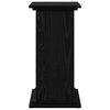 vidaXL Support d'affichage avec stockage Chêne noir 31 x 30 x 60 cm