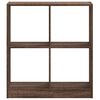 vidaXL Biblioth&egrave;que ch&ecirc;ne marron 68,5x32x75 cm bois d'ing&eacute;nierie