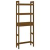 vidaXL &Eacute;tag&egrave;re de toilette Marron miel 63x26x171 cm Bois de pin massif
