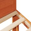 vidaXL Cadre de lit sans matelas cire marron 90x200 cm bois pin massif