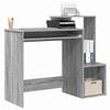 vidaXL Bureau Gris Sonoma 106 x 41 x 88.5 cm Bois d'ing&eacute;nierie