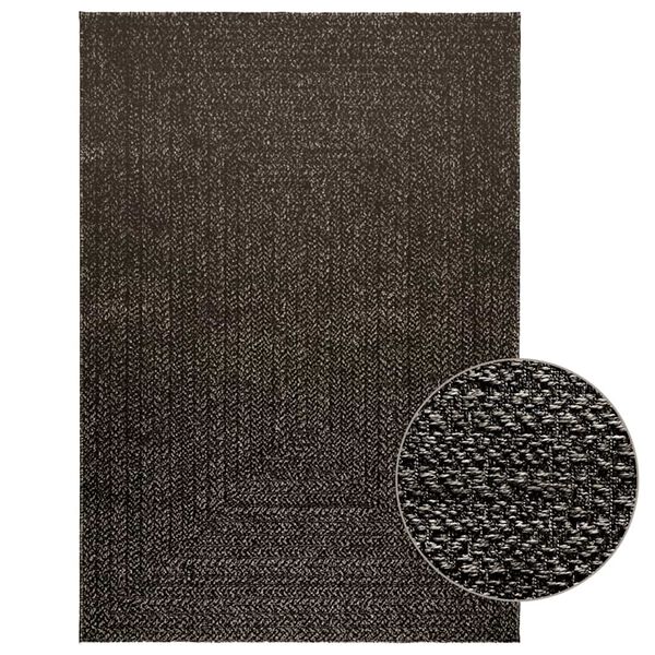 vidaXL Tapis ZIZUR 120x170 cm aspect de jute int&eacute;rieur ext&eacute;rieur
