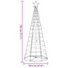 vidaXL Sapin de No&euml;l &agrave; LED 200 LED blanc froid 180 cm