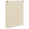 vidaXL Vitrine Murale avec &eacute;tag&egrave;re Beige 40 x 8,5 x 54 cm Contreplaqu&eacute;