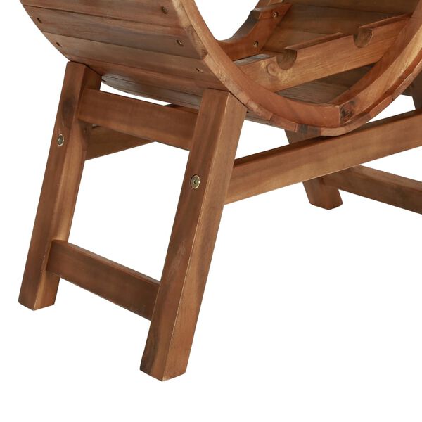 vidaXL Casier &agrave; bouteilles 13 bouteilles Bois d'acacia massif