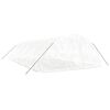 vidaXL Serre avec cadre en acier blanc 50 m&sup2; 10x5x2,3 m