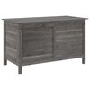 vidaXL Bo&icirc;te de rangement de jardin anthracite bois massif de sapin
