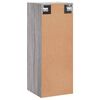 vidaXL Armoire murale sonoma gris 34,5x34x90 cm