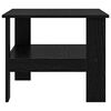 vidaXL Table basse Ch&ecirc;ne noir 57 x 55 x 45 cm Bois d'ing&eacute;nierie