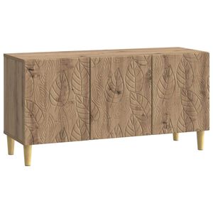 vidaXL Meuble TV 99 x 34,5 x 50 cm Ch&ecirc;ne artisanal Bois d'ing&eacute;nierie
