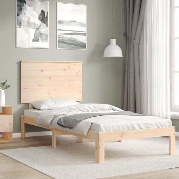 vidaXL Cadre de lit sans matelas 100x200 cm bois massif de pin