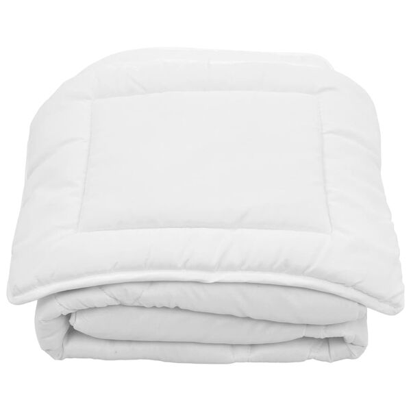vidaXL Jeu de couette d'&eacute;t&eacute; pour enfant 2pcs Blanc 120x150 cm/40x60 cm