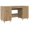 vidaXL Bureau ch&ecirc;ne artisanal 140 x 50 x 75 cm Bois d'ing&eacute;nierie