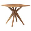vidaXL Table de jardin carr&eacute;e 85x85x75 cm bois d'acacia solide
